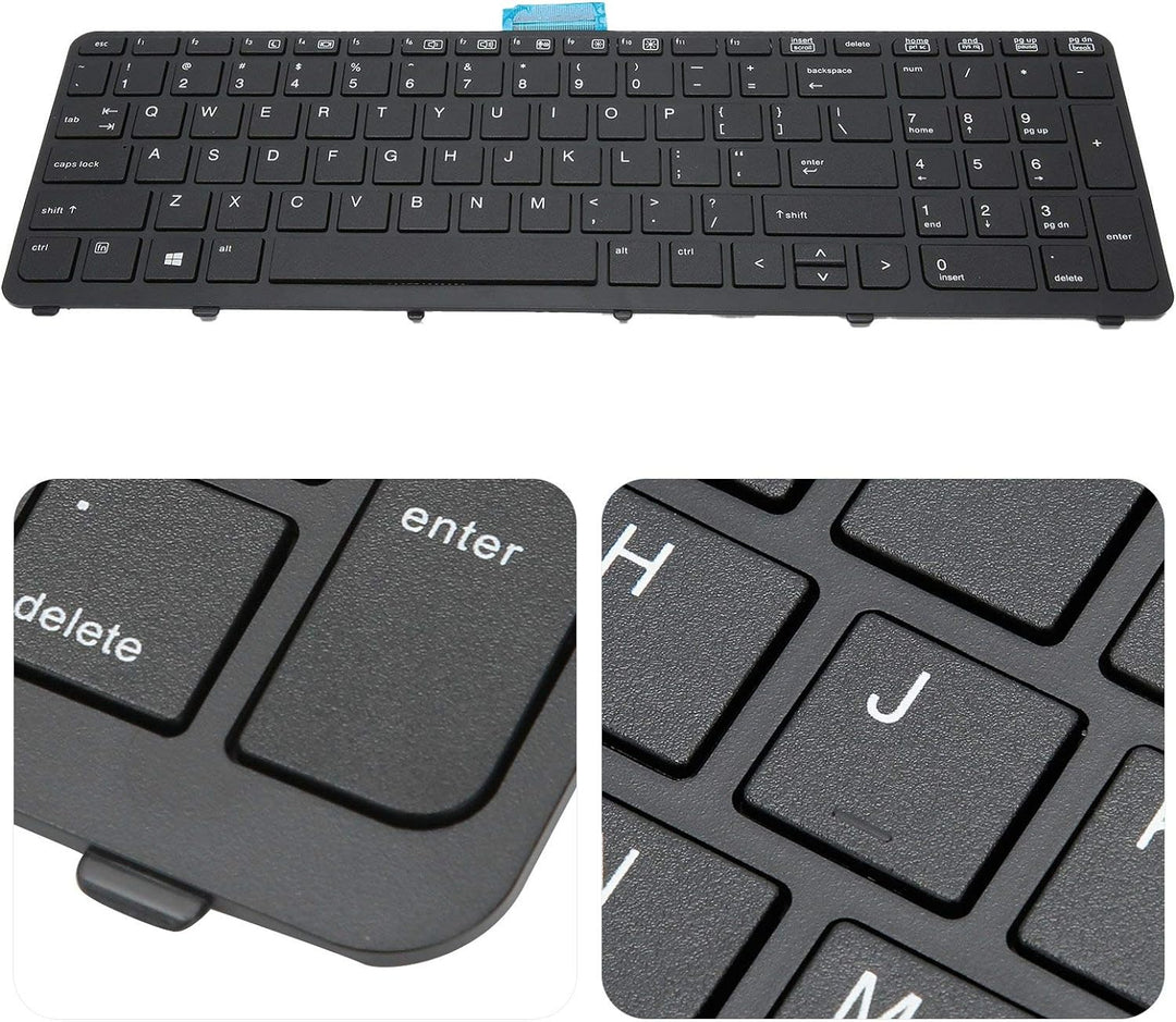 ASHATA Ersatztastatur für HP ZBOOK 15 G1 G2 17 G1 G2 US für HP 15-p000 15-p008au 15-p030nr, Tastatur