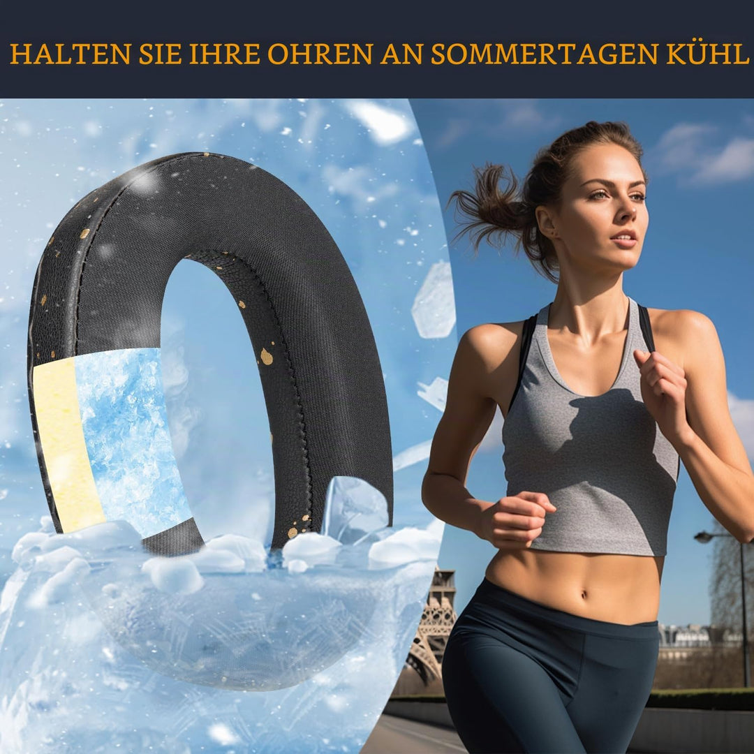 SOULWIT Kühlgel Ersatzpolster Ersatz Ohrpolster für Sony WH-1000XM2 (WH1000XM2) &amp; MDR-1000X (MDR1000
