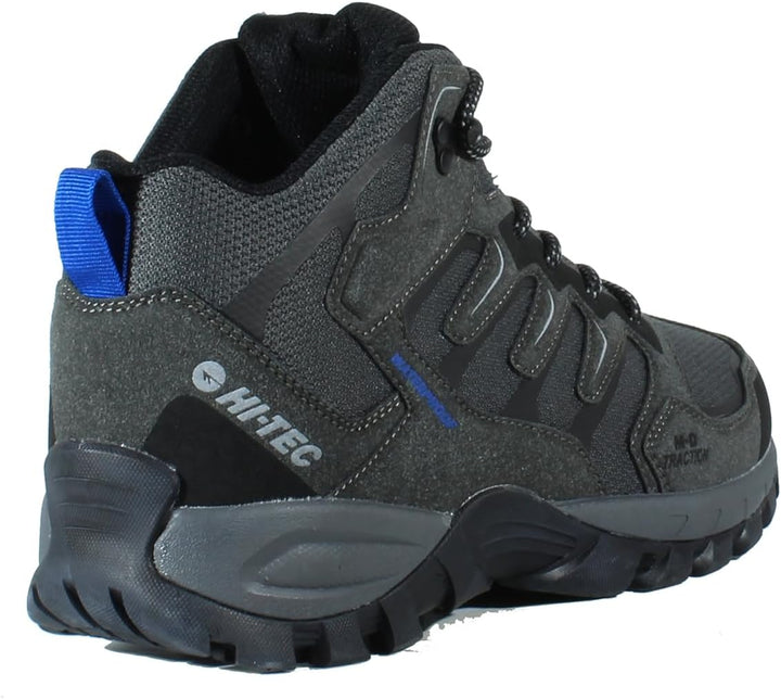 HI-TEC – Bergschuhe Herren Cervus Mid WP | Herren-Trekkingstiefel mit Membran, Gummisohle, Fersensta