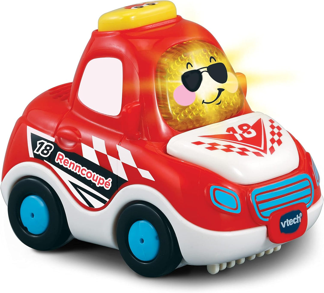 Vtech TUT TUT Baby Flitzer - 4-in-1-Rampe – Autorampe Spielset mit 4 Aufbaumöglichkeiten und Rennaut
