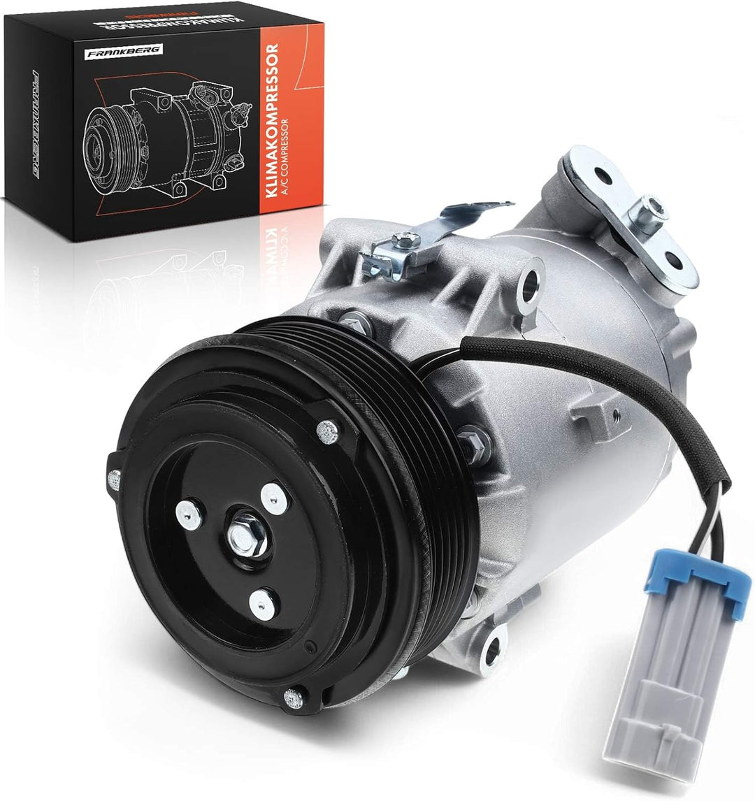 Frankberg 1x Klimakompressor Klimaanlage Kompatibel mit Astra G Cabriolet F67 2.2L 2002-2005 Astra G