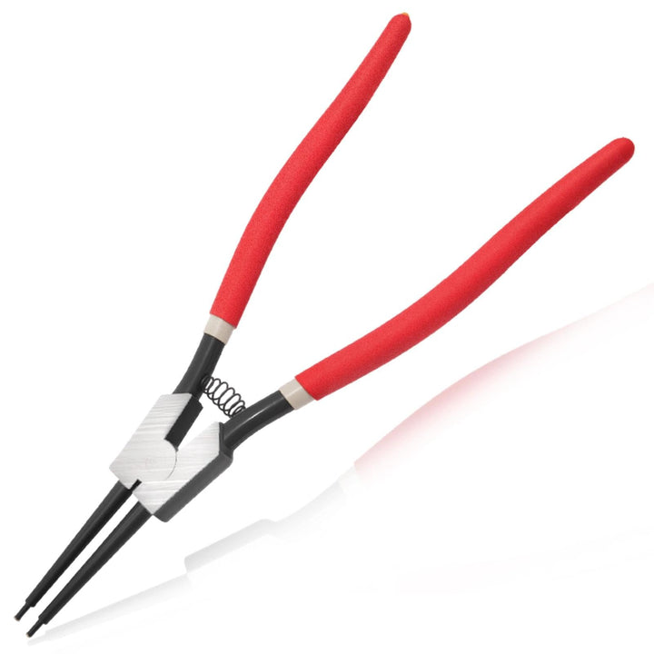 LEONTOOL Sprengringzange, 33 cm, strapazierfähig, externe Sicherungsringzange, gerade Backenspitze,