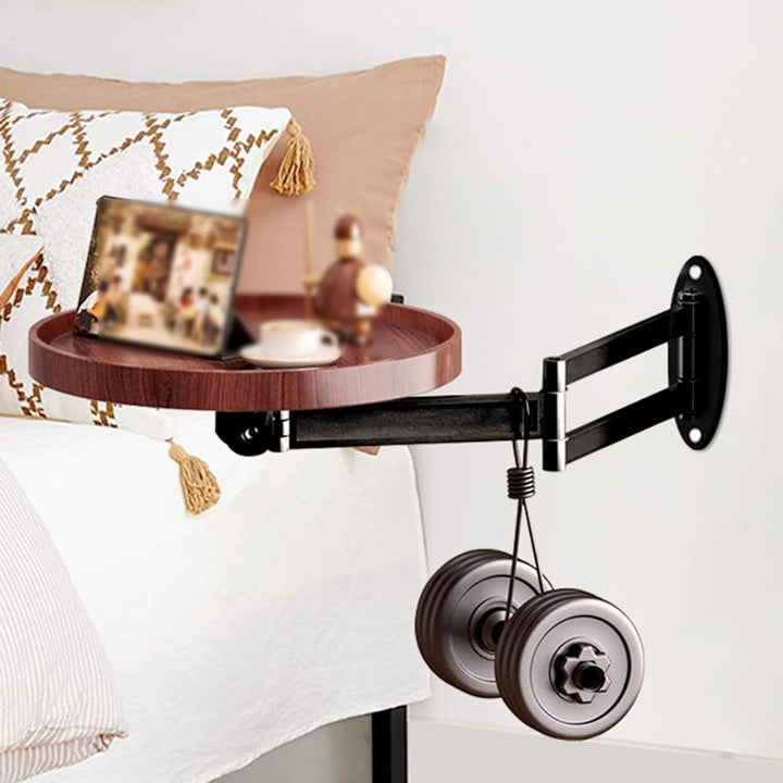 Rund Klapptisch Wand Kleine Wandtisch 11.8 in Runder Tisch zur Wandmontage Ausziehbar Klapptisch Pla
