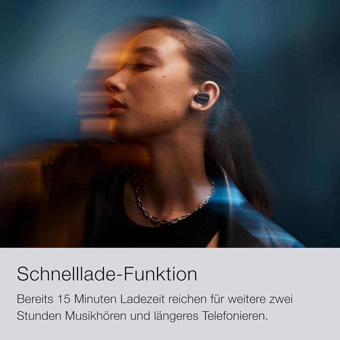 Bowers & Wilkins Pi8 kabellose True Wireless Kopfhörer mit Aktiver Geräuschunterdrückung, Bluetooth,