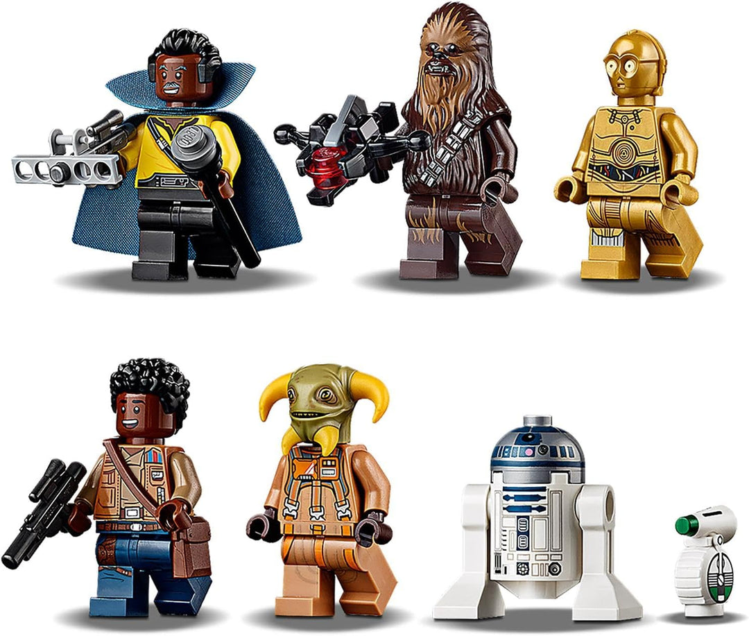 LEGO Star Wars Millennium Falcon Bauspielzeug für Kinder, Jungen & Mädchen, Modellraumschiff-Set mit