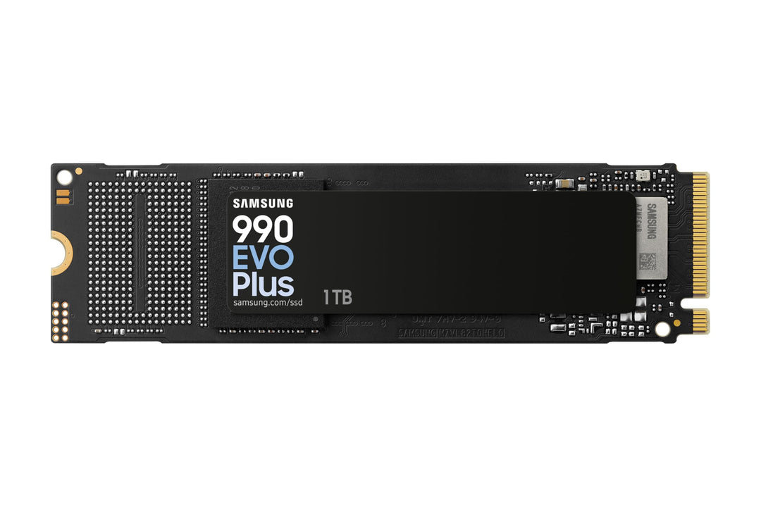 Samsung 990 EVO Plus NVMe M.2 SSD 1 TB, PCIe 4.0 x4 / PCIe 5.0 x2, NVMe 2.0 (2280), 7.150 MB/s Lesen
