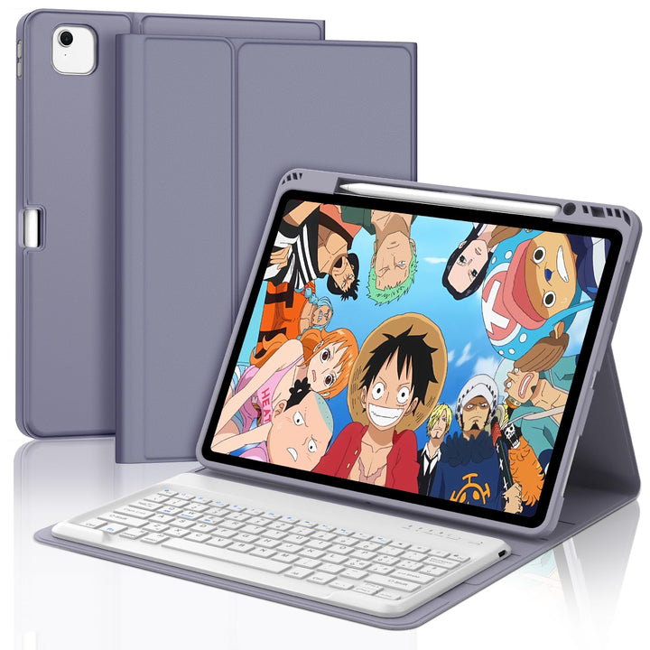 Tastatur Hülle für iPad Air 13 Zoll 2025 M3/2024 M2, QWERTZ Deutsches Magnetisch Abnehmbare Keyboard
