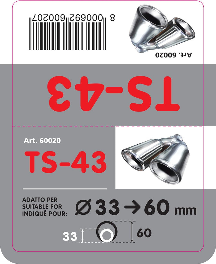 Lampa 40880 Auspuffblende TS-43