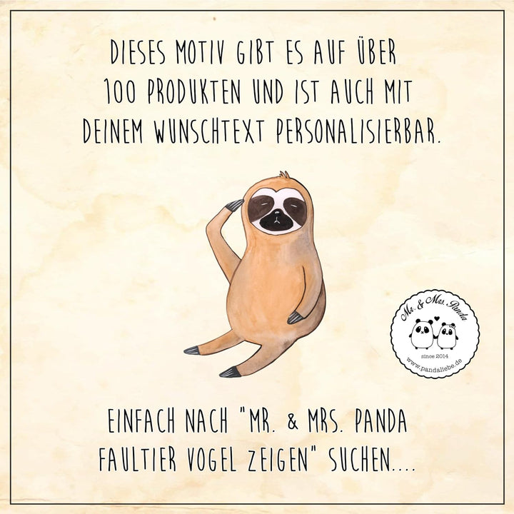 Mr. & Mrs. Panda Motiv WC Sitz Faultier Vogel zeigen - Geschenk, Faultierwelt, Toilette, Spinner, Fa