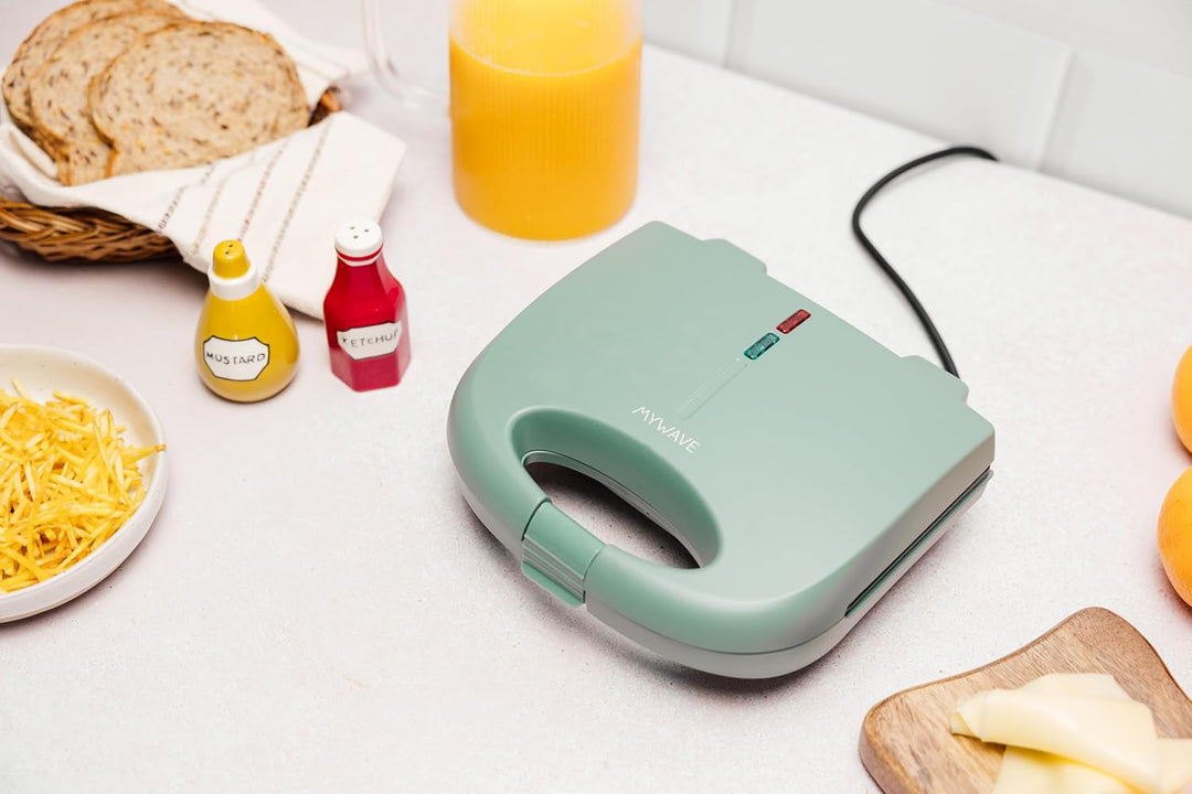 My Wave Sandwichmaker – Leistung 750 W – für alle Arten von Lebensmitteln – Öffnung um 90° – Elektro