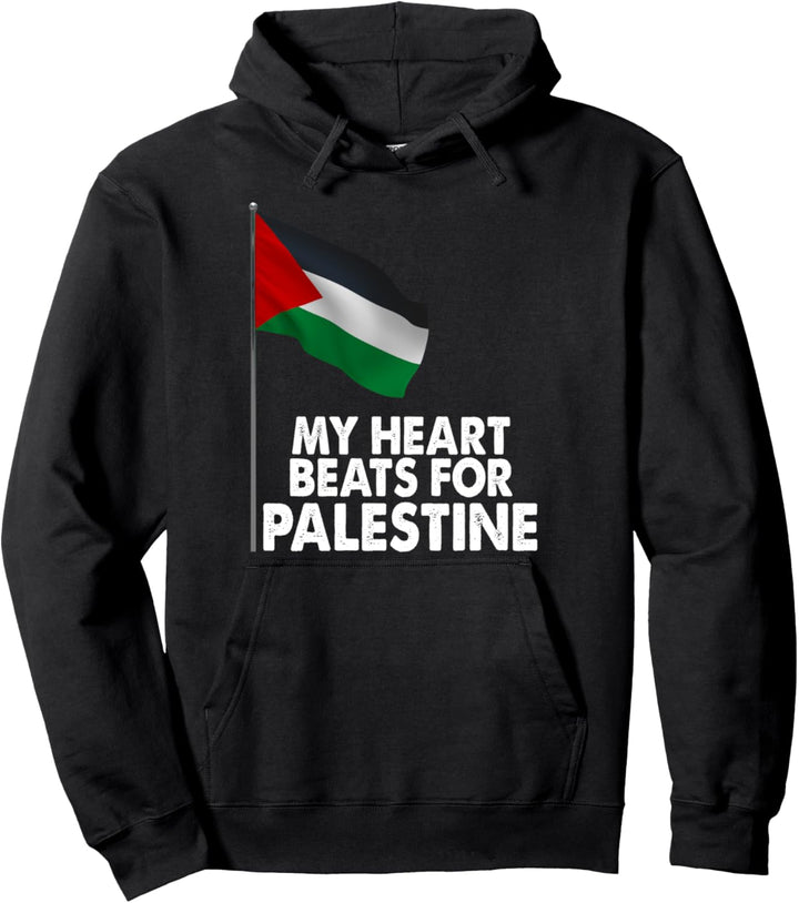 Mein Herz schlägt für Palästina Pullover Hoodie