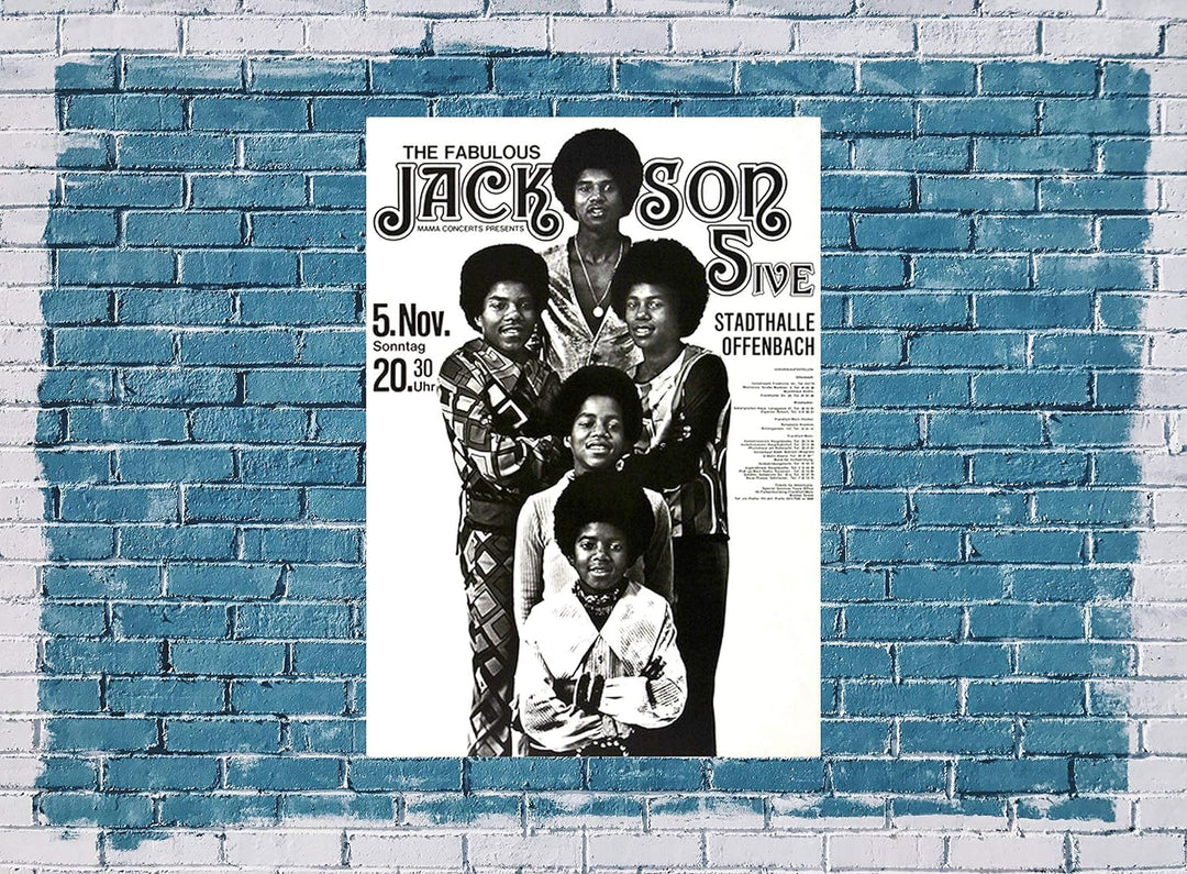 Michael Jackson - I'll Be There, Frankfurt 1972 » Konzertplakat/Premium Poster | Live Konzert Verans