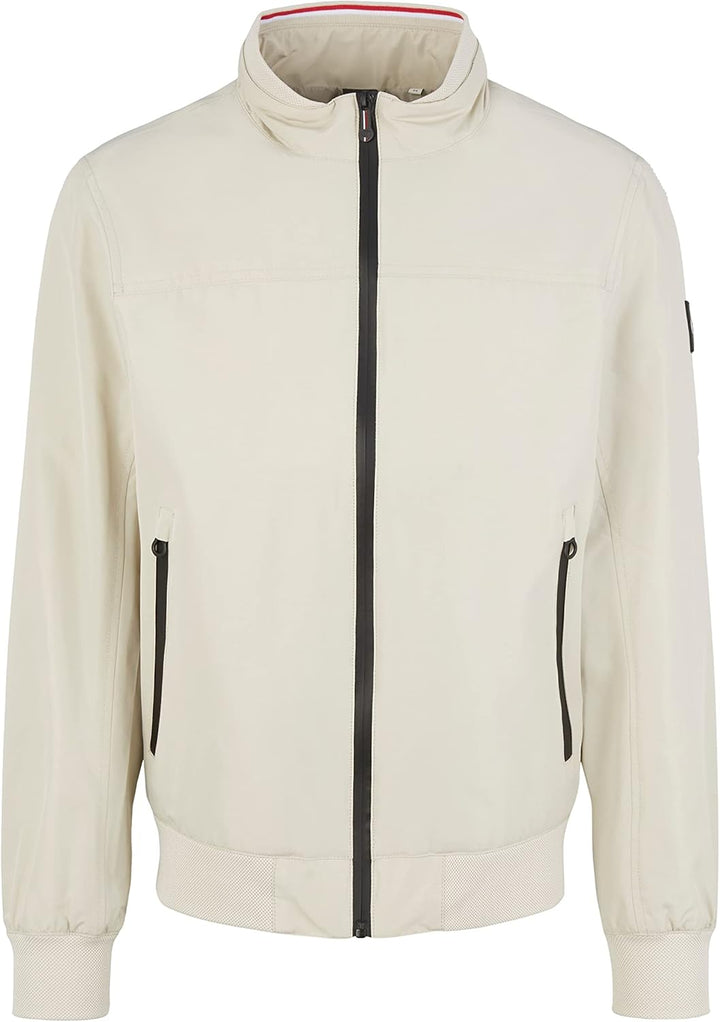 TOM TAILOR Herren Blouson Jacke mit Stehkragen L 26199 - Beige Alfalfa, L 26199 - Beige Alfalfa