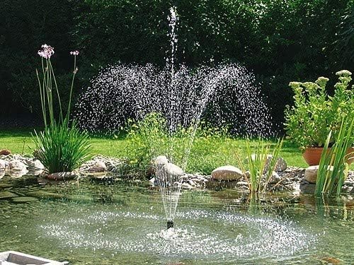 Pontec 56465 Wasserspielpumpe PondoVario 750, Wasserspiel, Teichpumpe, Fontänenpumpe, Gartenteich, Z