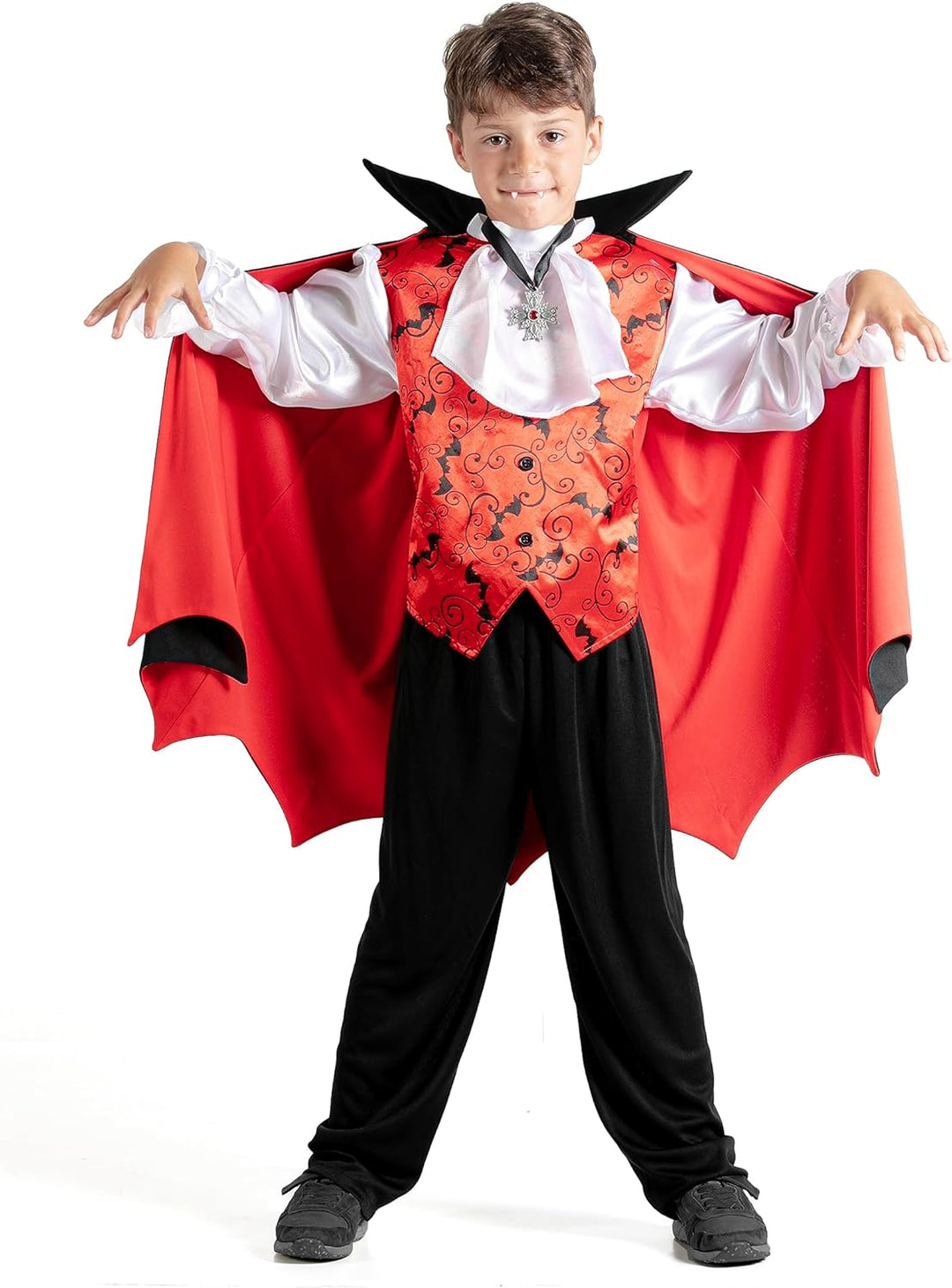 Ciao 61190.5-7 Disguise, Red, Black, White, 5-7 Years 5-7 Jahre Vampire Lord, 5-7 Jahre Vampire Lord