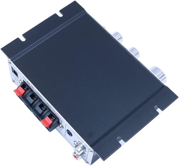 DollaTek LP-2020A Auto/Haushalt HiFi Verstärker Audio mit 3A Netzteil Kompatibel mit Computer, Handy