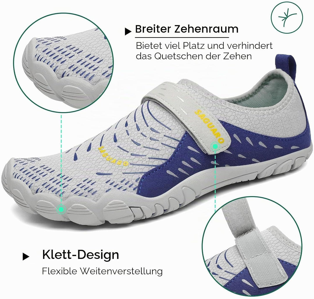 SAGUARO Badeschuhe für Herren Damen - 7/9 Drainagelöcher Schnelltrocknende rutschfest, Gr 35-48 45 E