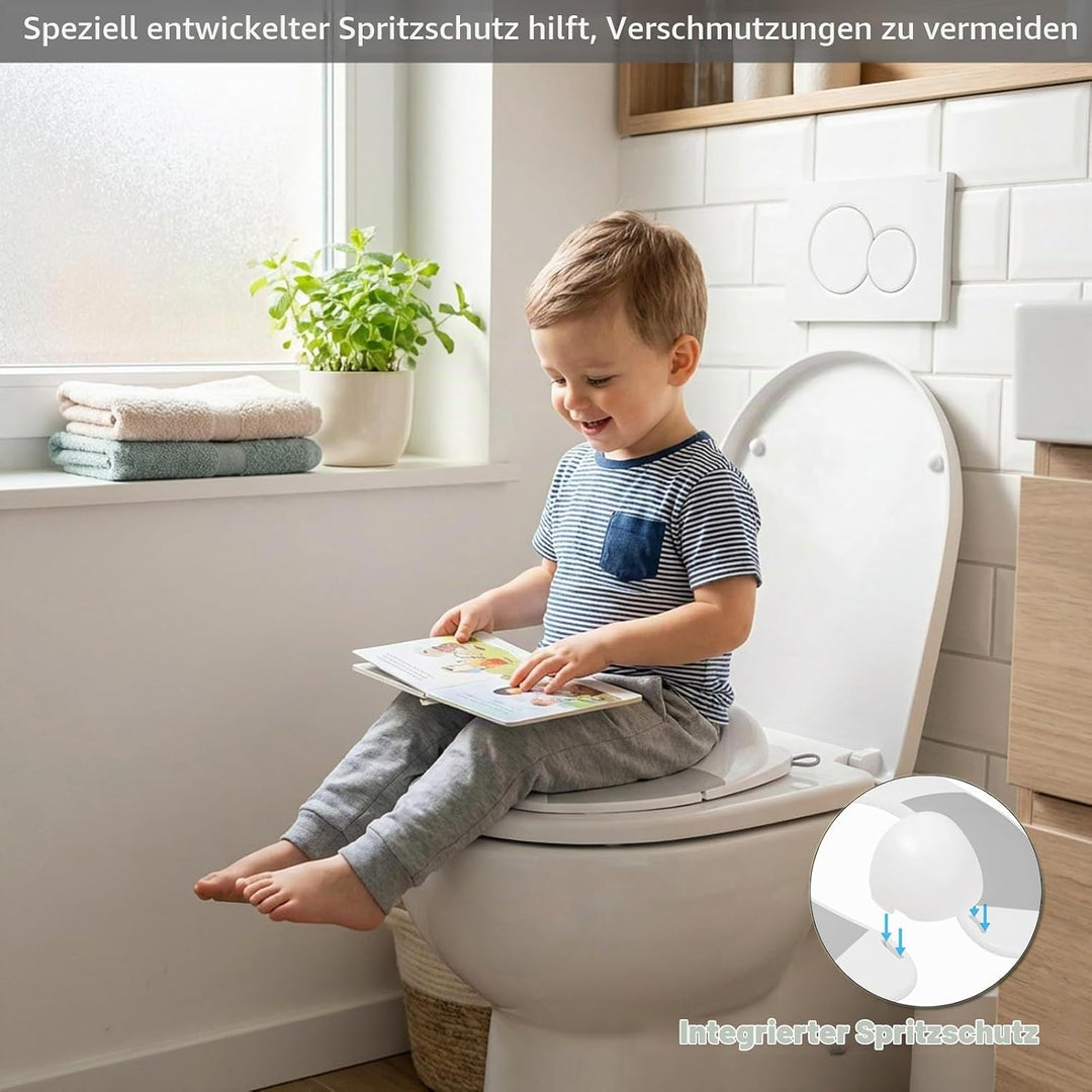 Bebamour klappbarer Kleinkind-Toilettensitz, tragbarer Reise-Toilettentrainer mit rutschfesten Aufla