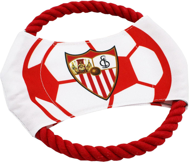 CYPBRANDS Sevilla FC JU-02-S Hundespielzeug mit Seil SFC Rot (Unica)