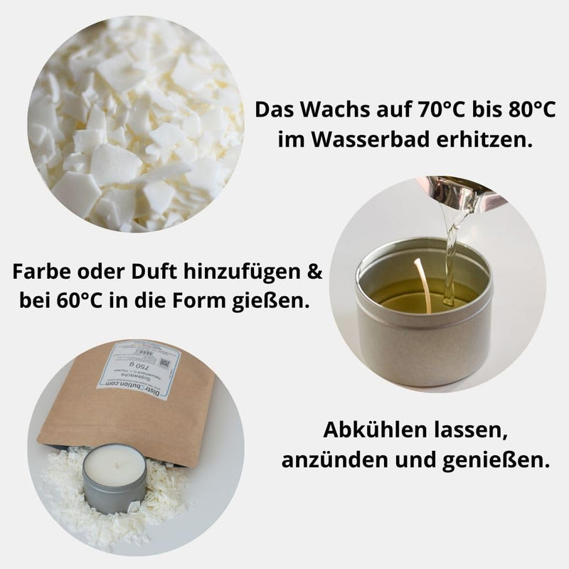 Sojawachs Flocken 22,68 kg (50 lbs) NatureWax® C-3 natürliches Wachs für Kerzen giessen Kerzenwachs