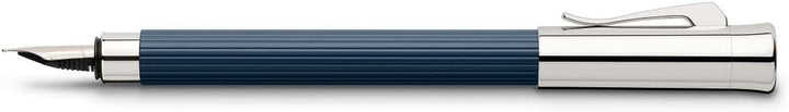 Graf von Faber-Castell 141711 - Füllfederhalter Tamitio Nachtblau, Federbreite F, 1 Stück