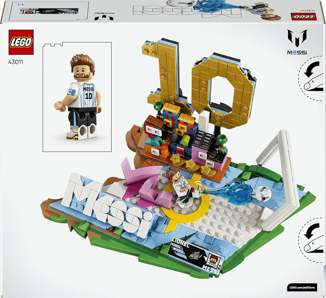 LEGO Editions Lionel Messi – Fussball-Highlights Spielzeug - 3D Modellbau mit Minifigur zum Sammeln