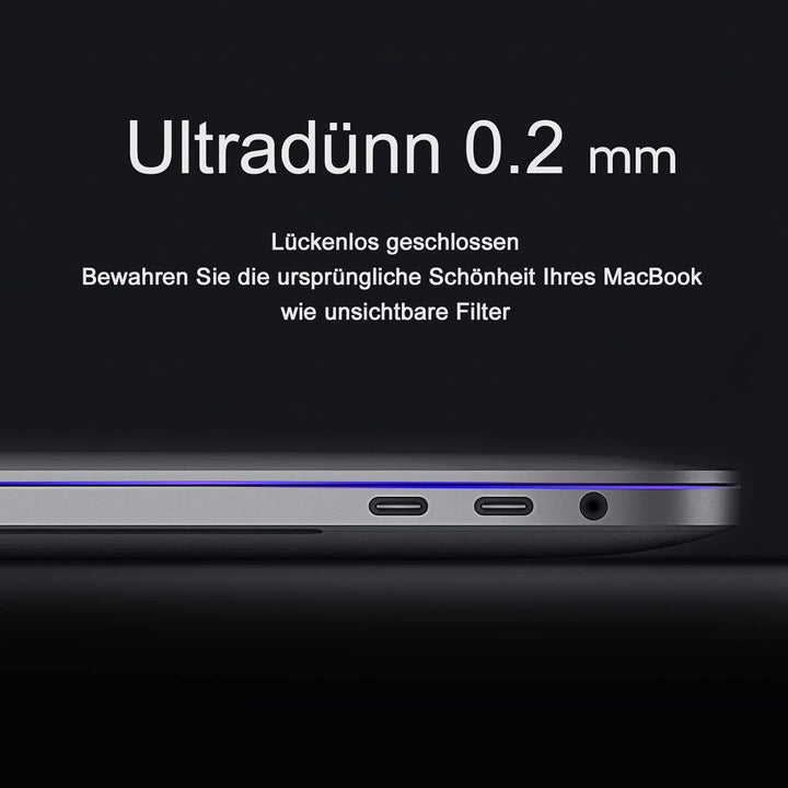 Magnetischer Blickschutzfolie für MacBook Air 15 Zoll 2023-M2 A2941, Abnehmbar Anti Glare Blaulicht