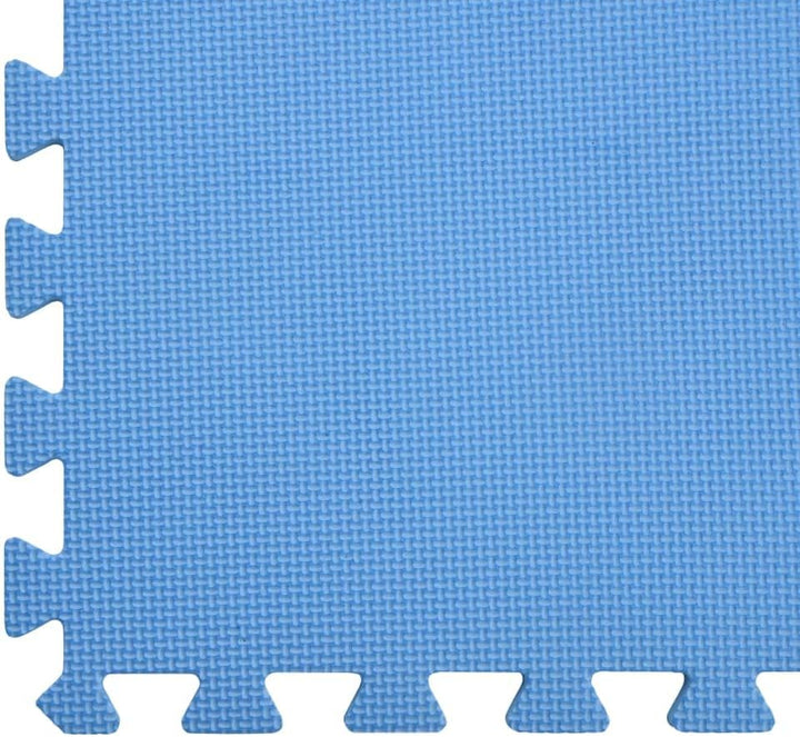 vidaXL 6X Bodenmatte 2,16 m² Eva-Schaum Blau Schutzmatten Puzzlematten Bodenschutzmatten Sportmatten