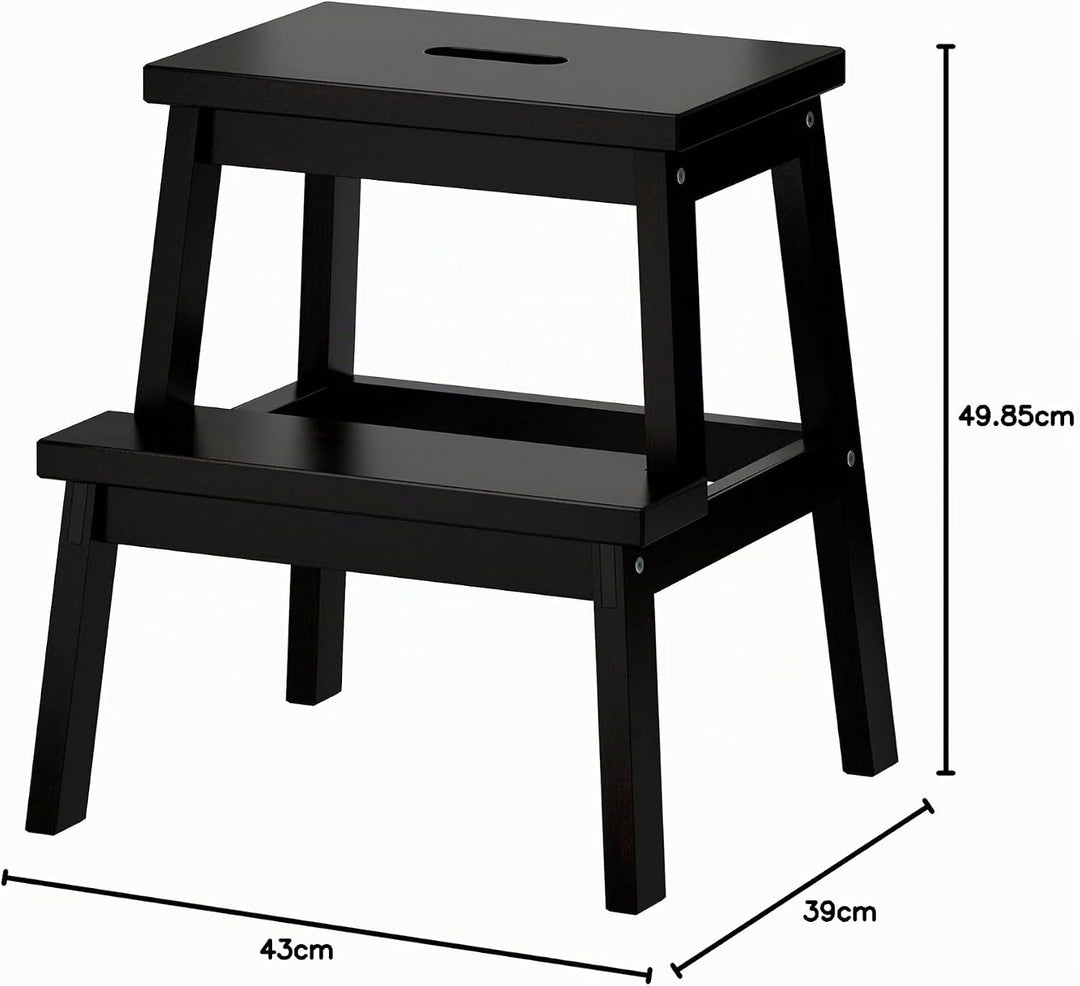 Ikea - BEKVÄM Step Stool, Black Schwarz, Schwarz