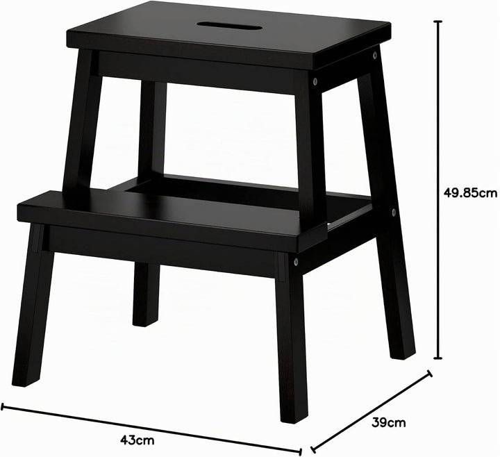Ikea - BEKVÄM Step Stool, Black Schwarz, Schwarz