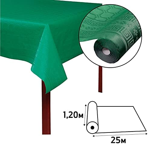 Pronappe Tischdecke R482518I Einweg-Tischdecke aus Damastpapier Länge 25m Breite 1,20m (pro Rolle) F