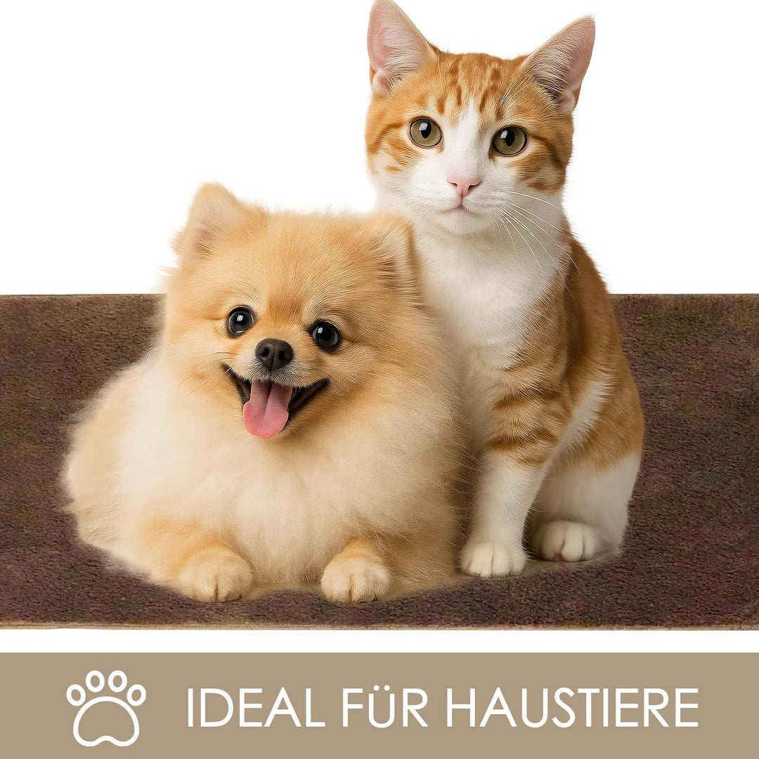 Schmutzfangmatte 80x120 cm – Extra grosse rutschfeste TPE Fussmatte, Waschbar & Robust – Für Eingang