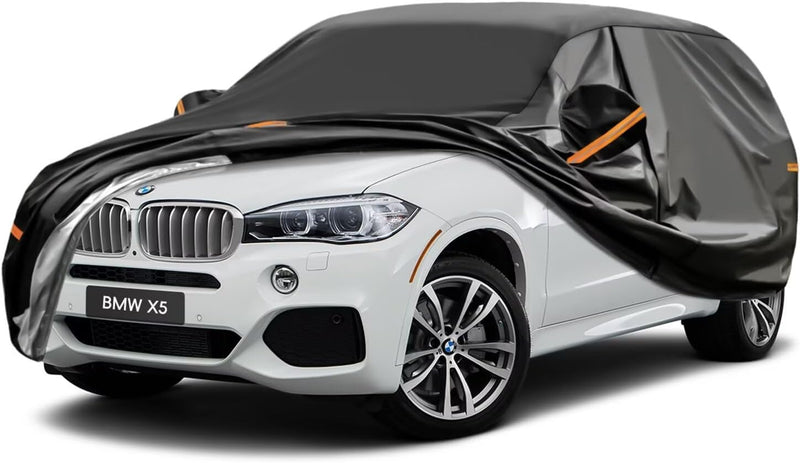 GUNHYI Autoabdeckung Wasserdicht und atmungsaktiv, Abdeckplane Geeignet für BMW X5, Audi Q7/Q8, Caye