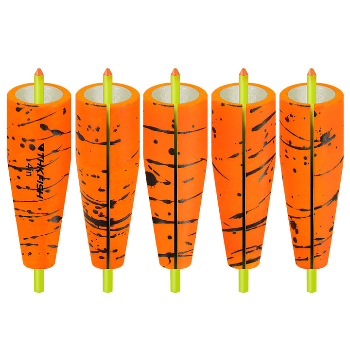 THKFISH Posen Angeln,Angel-Bobbers mit Schlitzen,Gewichtete Angelposen,Bobber zum Angeln mit Knickli