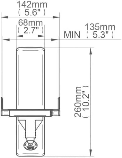 B-Tech - BT77 - Ultragrip ProTM Wandhalterung für Lautsprecher, neig- und schwenkbar, Weiss (Paar) S
