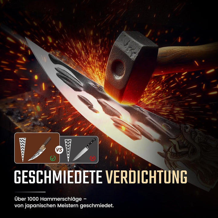 Purple Dragon kochmesser Hochwertiges Küchenmesser Geeignet zum Schneiden von Fleisch, und Gemüse Ch