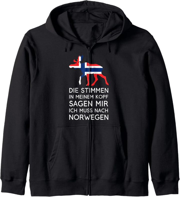 Die Stimmen im Kopf Sagen Mir Ich Muss Nach Norwegen Kapuzenjacke
