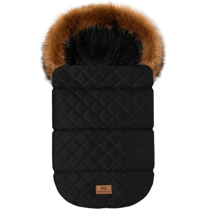 Baby Fusssack Minky WinterFusssack und Handmuff SET für Kinderwagen Masse 85 cm für Buggy Mit Rote F