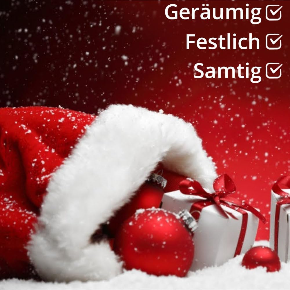 Jonami Weihnachtssack XXL 2 Nikolaussack Weihnachtsmann Sack Santa Sack Geschenkesack Weihnachtsmann