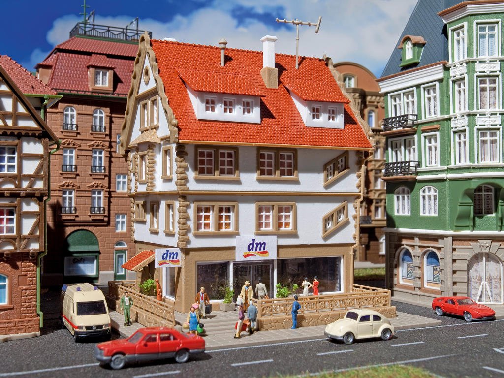 Vollmer 7664 - dm Drogeriemarkt, Modell Bausatz