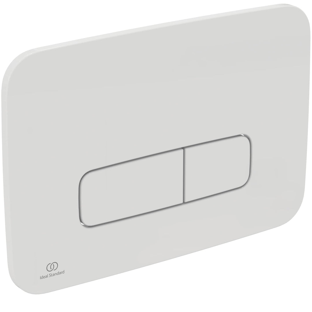 Ideal Standard R0123AC Oleas Betätigungsplatte Oleas M3 Mechanical Toilet Flush Plate - White Weiss,