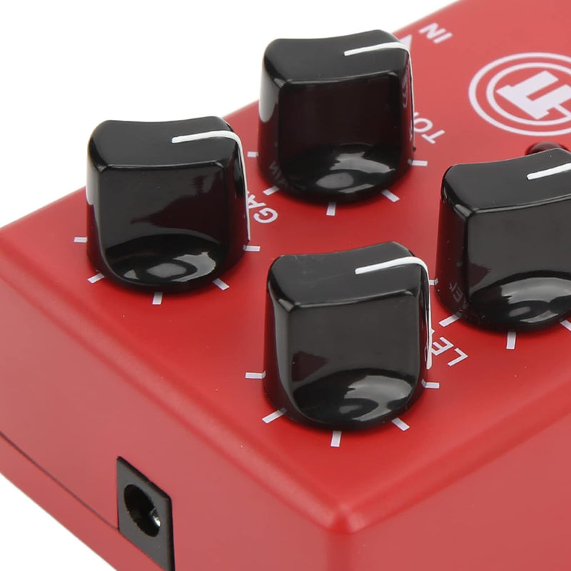 Fuzz Distortion Pedal FET Analoger Röhrenverstärker Charakteristik Verzerrt mit 4 Einstellknöpfen Ul