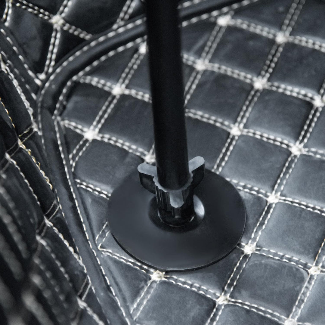 PawHut Auto Trenngitter für Hunde verstellbar Breite 87-135 cm Höhe 85-120 cm Universal Sicherheitsg