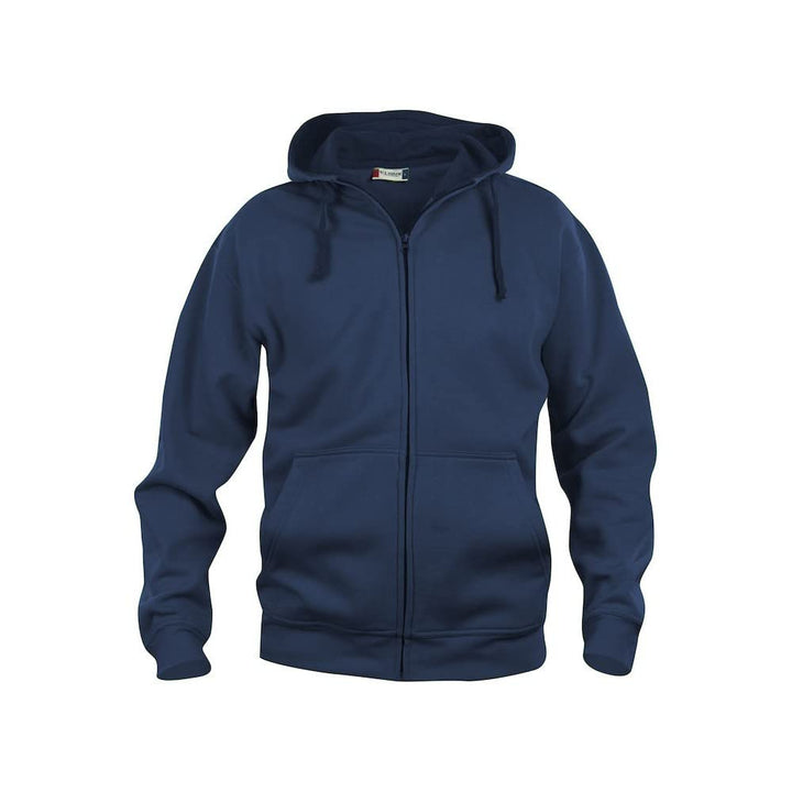 Clique - Herren Kapuzen-Sweatjacke 'Basic Hoodie' / Dark Navy (580), S