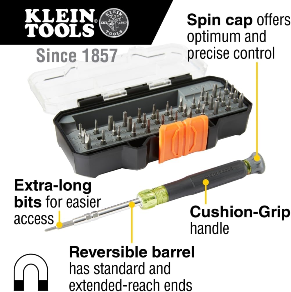 Klein Tools 32717 Przisions-Schraubendreher-Set mit Aufbewahrungstasche fr Elektronikgert, Schrauben