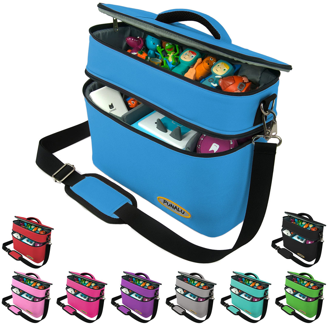 Toniebox Tasche XL kompatibel mit Toniebox 1 & 2 – Platz für bis zu 68 Hörfiguren, Kopfhörer & Lades