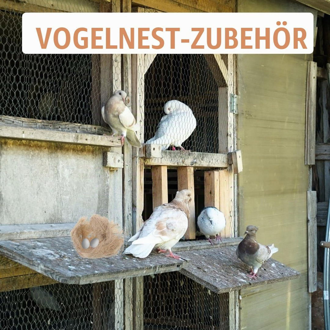 1Packung Vogelnest Natürliches Vogelnest-Material aus Jute und Seide für Nestbau und Verstecke Geeig