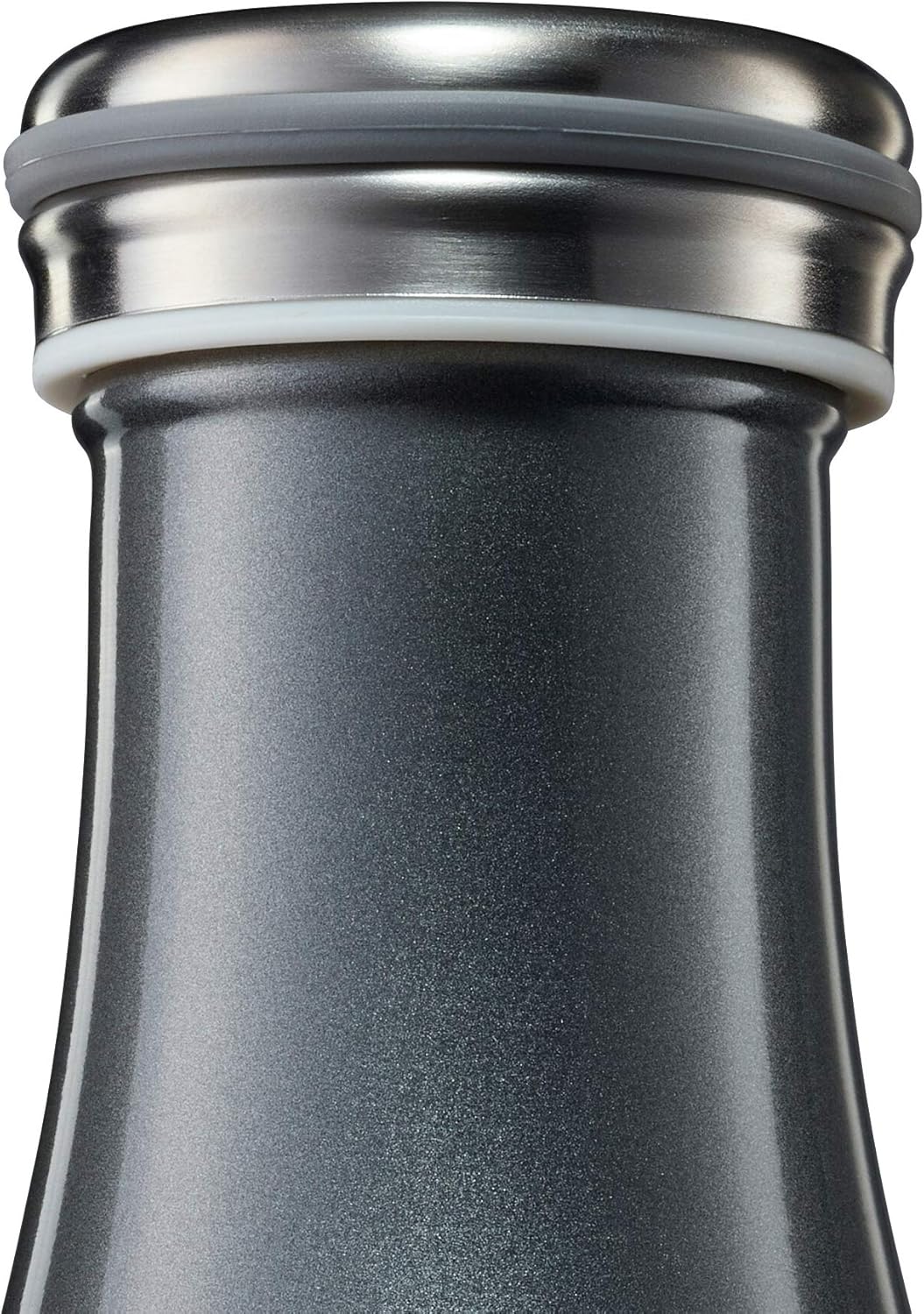 Lurch 240864 Isolierflasche/Thermoflasche für heisse und kalte Getränke aus doppelwandigem Edelstahl