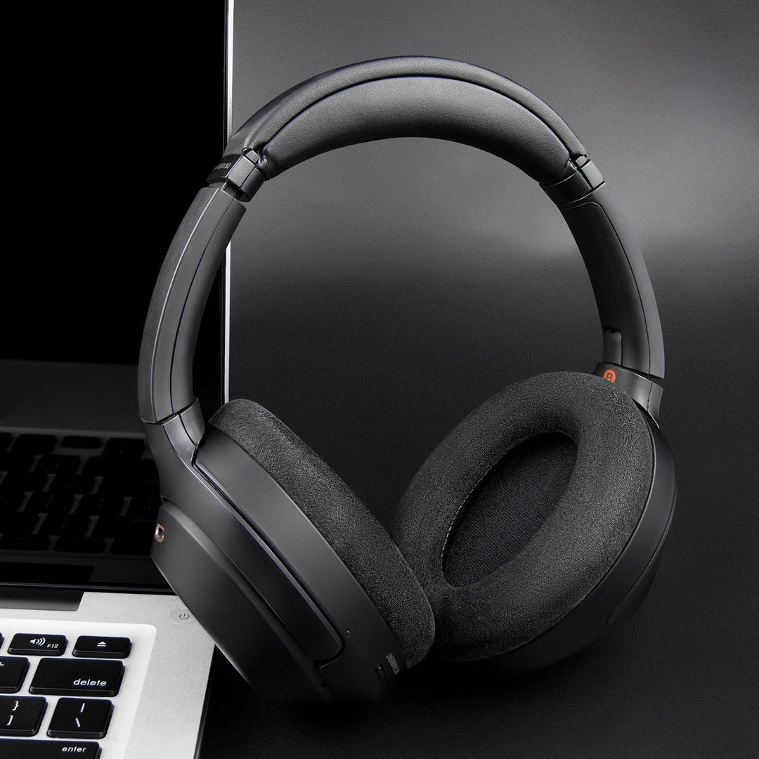 SOULWIT Micro Suede Professionelle Ersatz Ohrpolster für Sony WH-1000XM3 (WH1000XM3) Over-Ear-Kopfhö