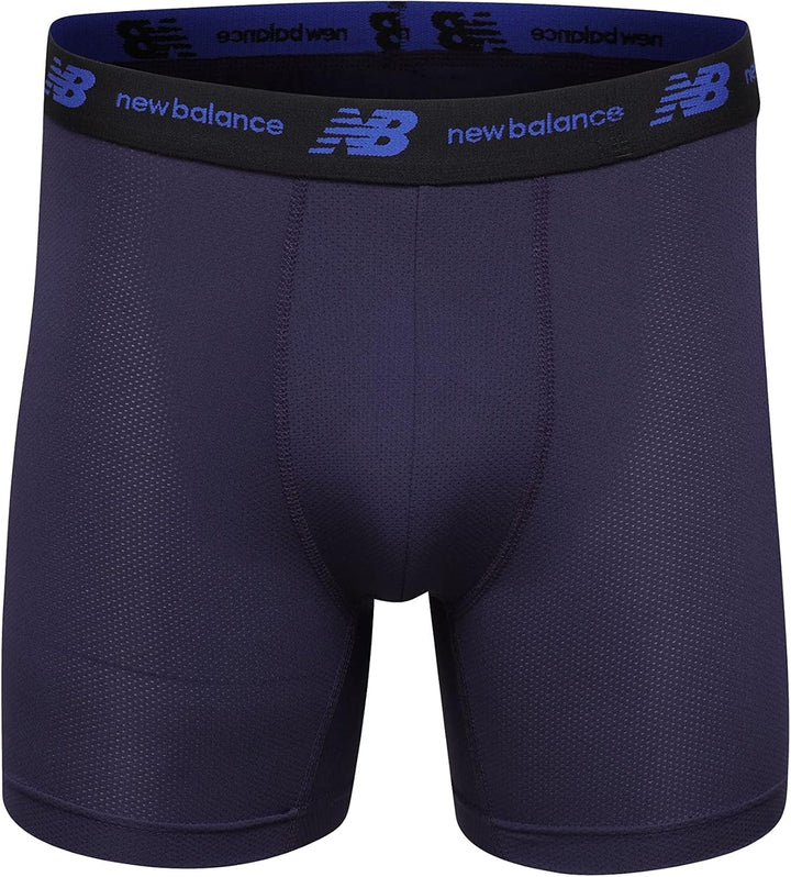 New Balance Herren No Fly Mesh-Jersey-Boxershorts, Atmungsaktiv, Leicht, Feuchtigkeitsableitend, 3 S